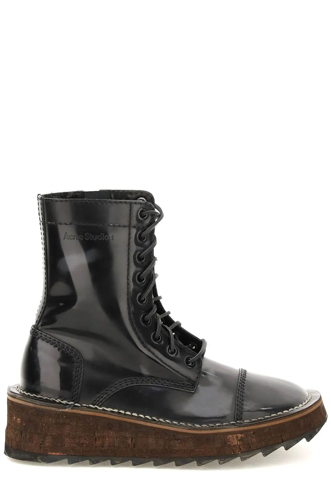 Acne Studios Lace-Up Ankle Boots