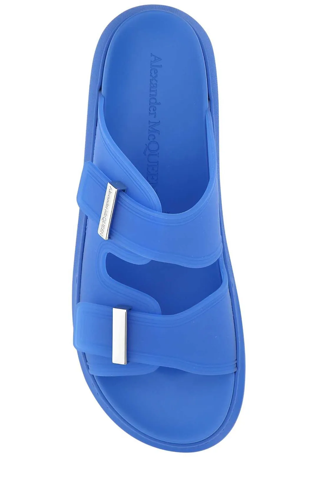 Alexander McQueen Double Buckle Strap Slides