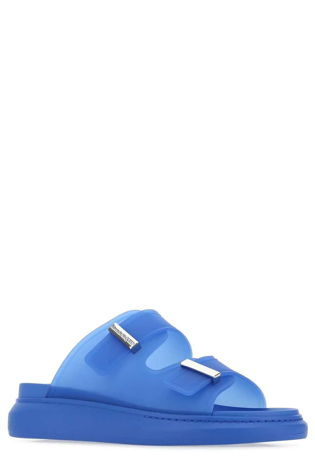 Alexander McQueen Double Buckle Strap Slides