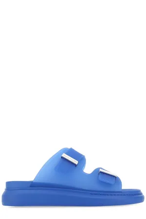 Alexander McQueen Double Buckle Strap Slides