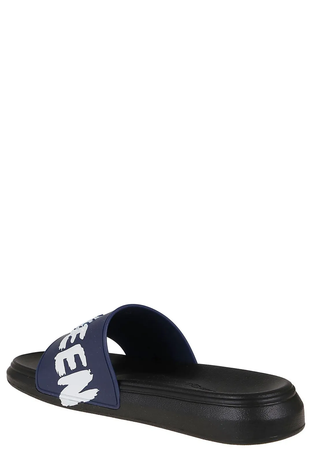 Alexander McQueen Graffiti Logo Printed Slides