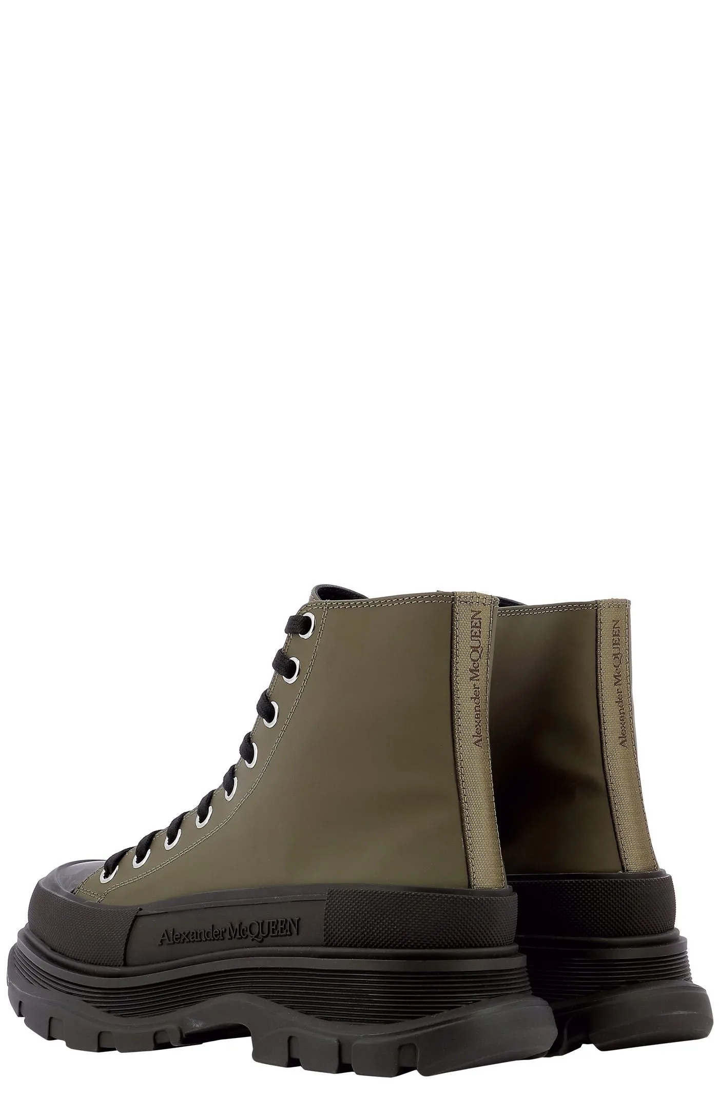 Alexander McQueen Lace-Up Ankle Boots