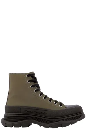 Alexander McQueen Lace-Up Ankle Boots