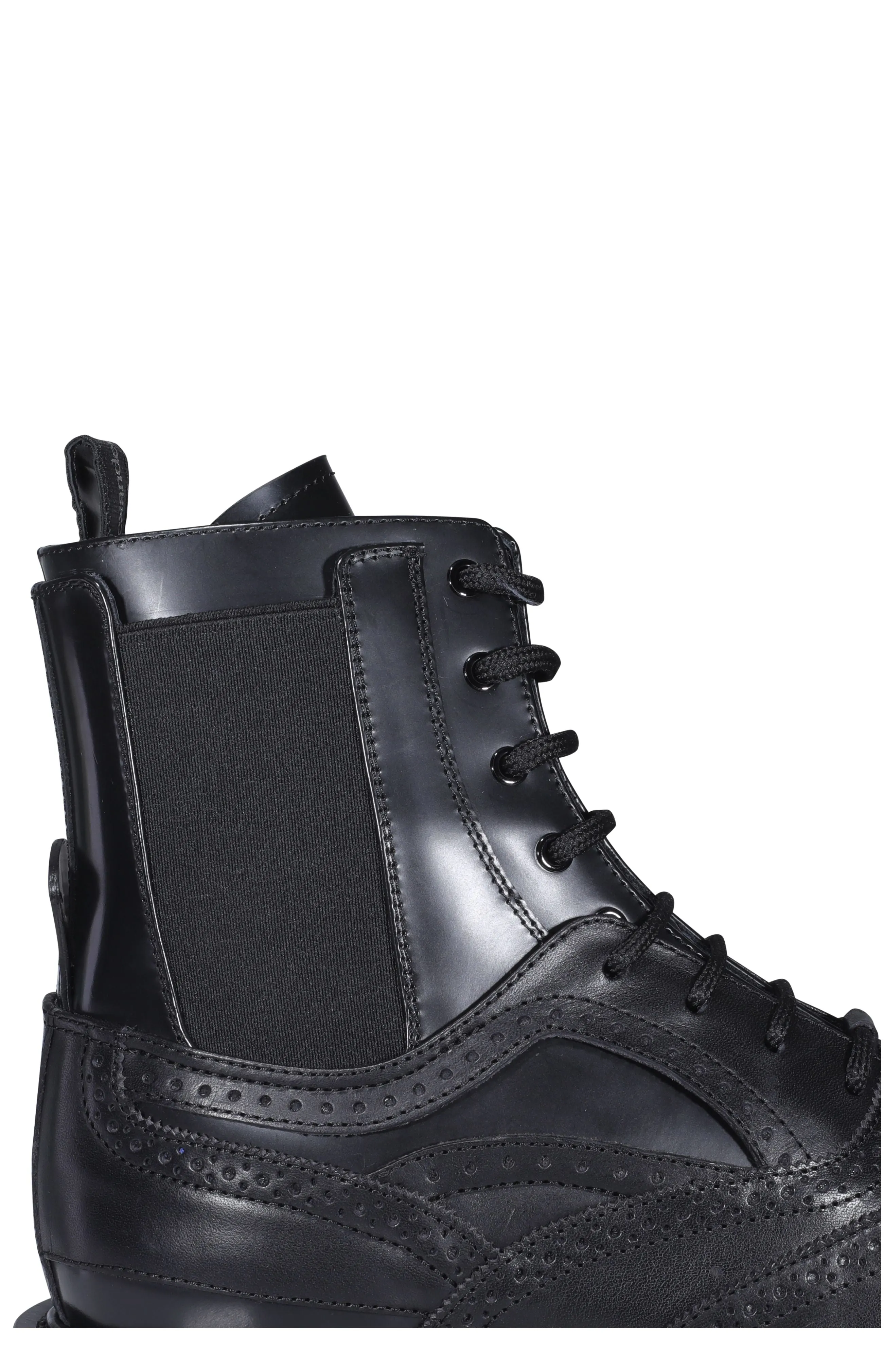 Alexander McQueen Lace-Up Combat Boots