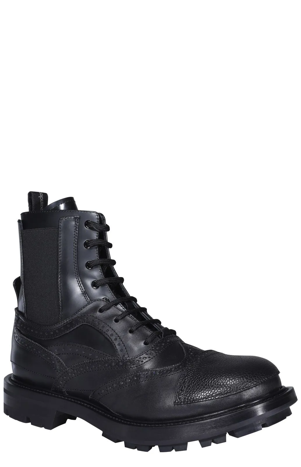 Alexander McQueen Lace-Up Combat Boots