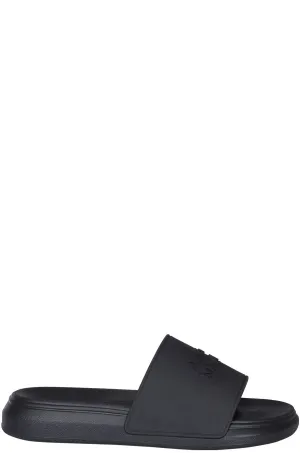 Alexander McQueen Logo Embossed Slides