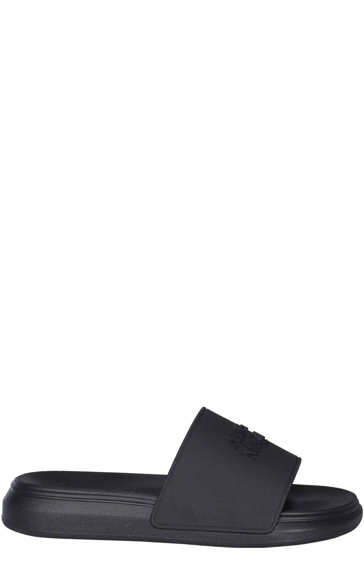 Alexander McQueen Logo Embossed Slides