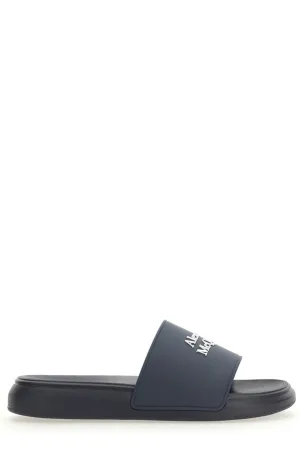 Alexander McQueen Logo Printed Slides