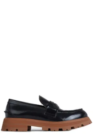 Alexander McQueen Oversize Sole Slip-On Loafers