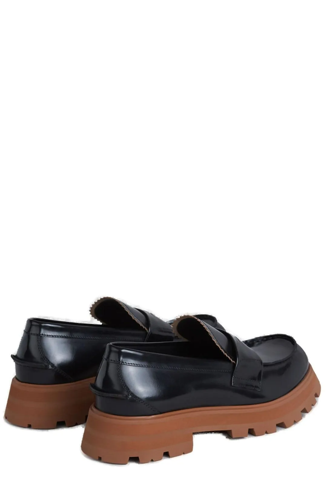 Alexander McQueen Oversize Sole Slip-On Loafers