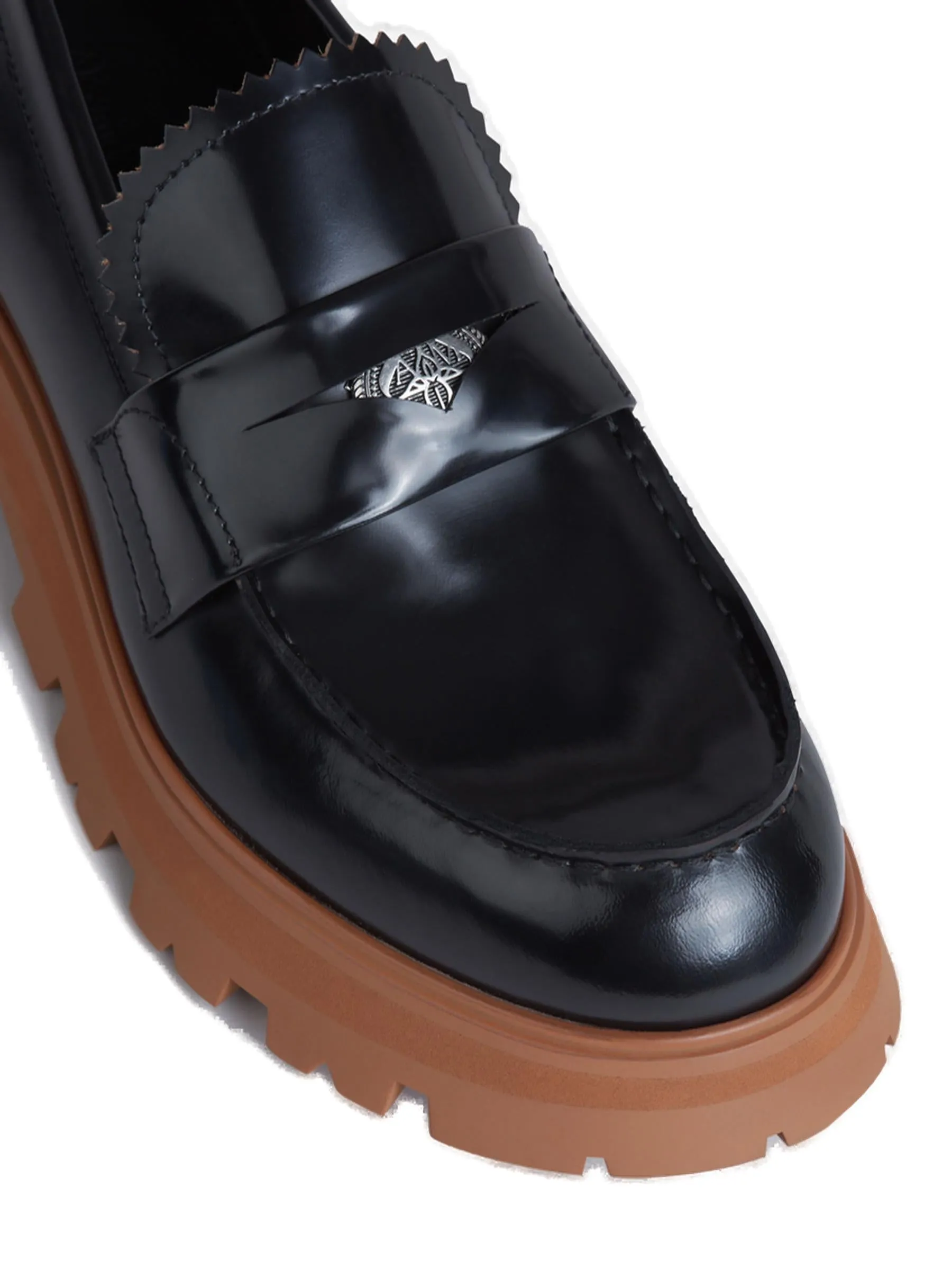 Alexander McQueen Oversize Sole Slip-On Loafers