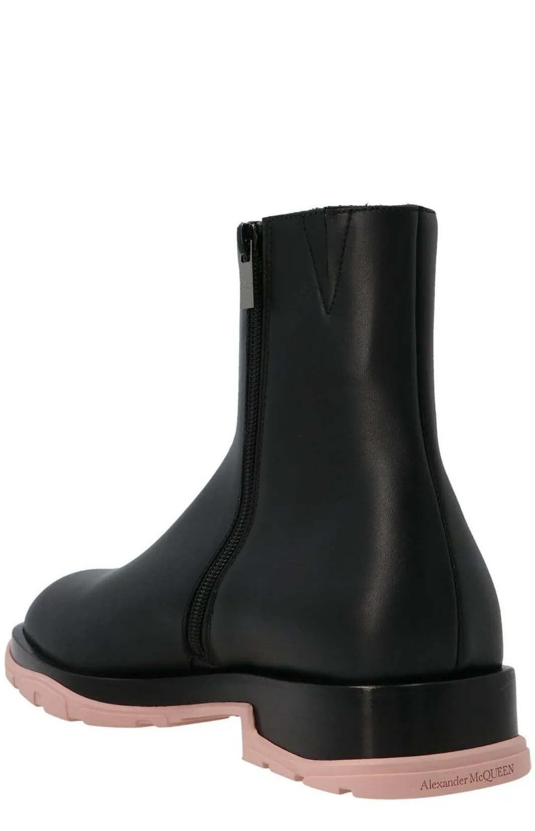 Alexander McQueen Slim Tread Slip-On Ankle Boots