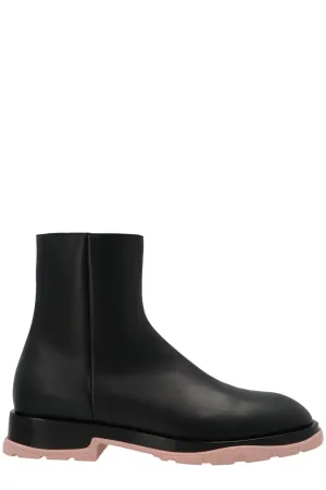 Alexander McQueen Slim Tread Slip-On Ankle Boots