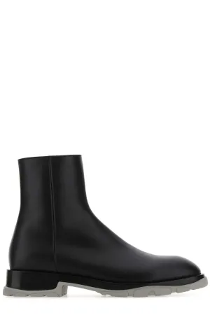Alexander McQueen Slim Tread Slip-On Ankle Boots