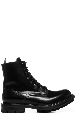 Alexander McQueen Worker Combat Boots