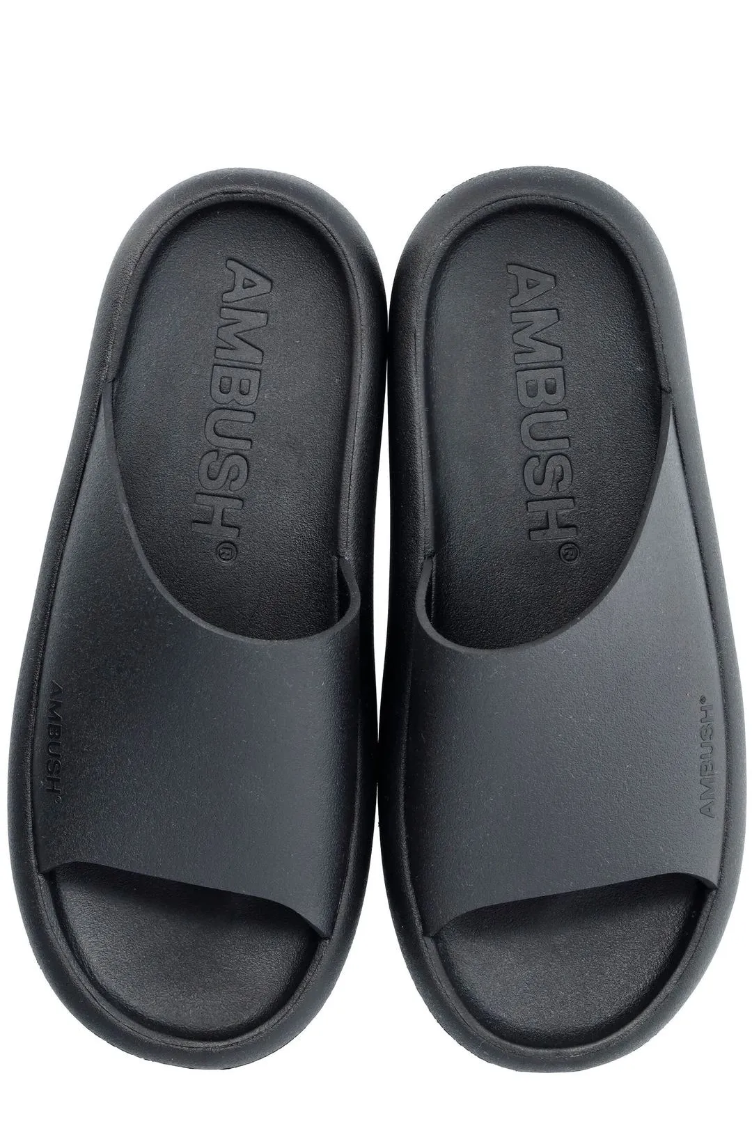 Ambush Logo Detailed Open Toe Sliders