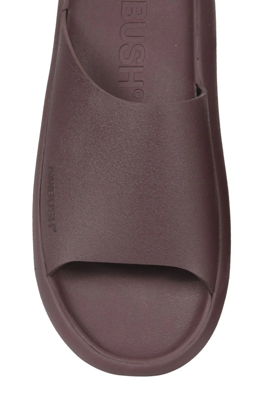 Ambush Logo Embossed Open Toe Slides
