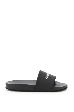Axel Arigato Logo Printed Pool Slippers