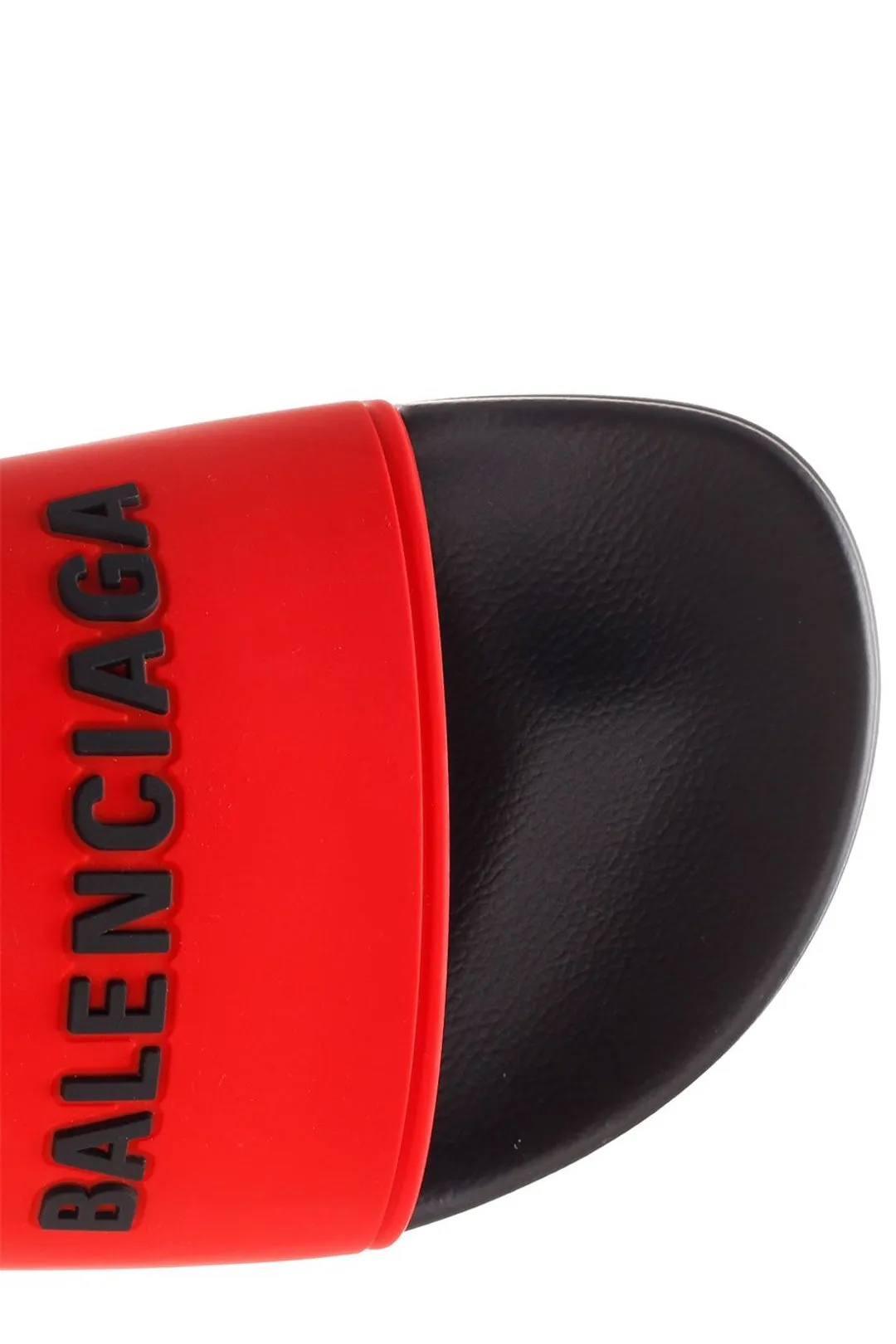 Balenciaga Logo Embossed Slides