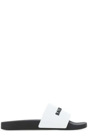 Balenciaga Logo Printed Slides