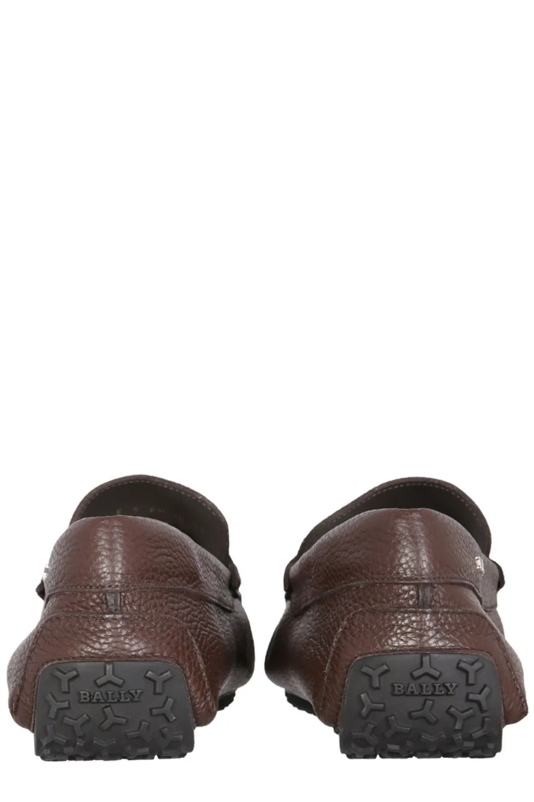 Bally Logo Plaque Slip-On Loafers