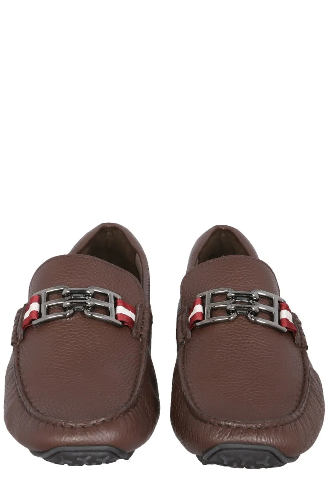 Bally Logo Plaque Slip-On Loafers