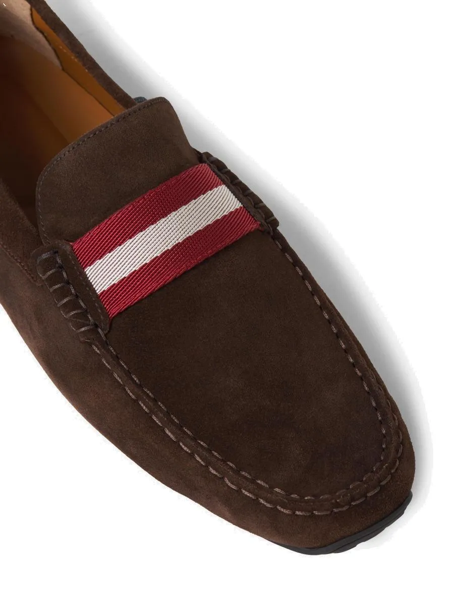 Bally Pearce Logo Detailed Slip-On Loafers