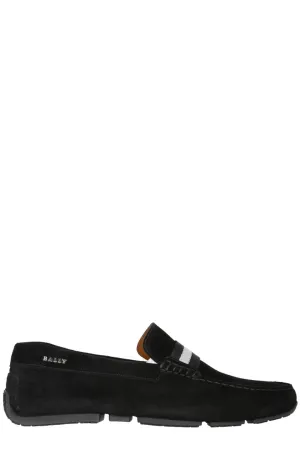 Bally Stripe Detailed Slip-On Loafers