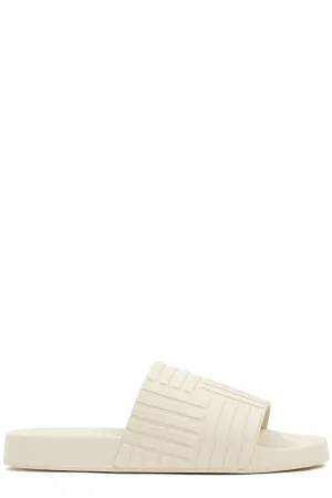 Bottega Veneta Embossed Open-Toe Slides