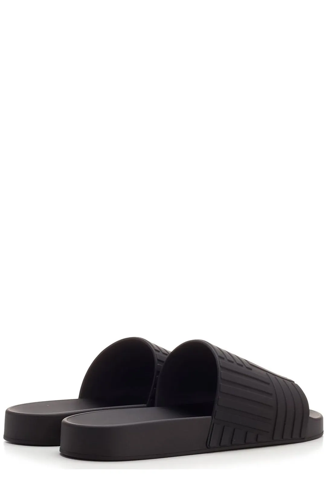 Bottega Veneta Embossed Open-Toe Slides