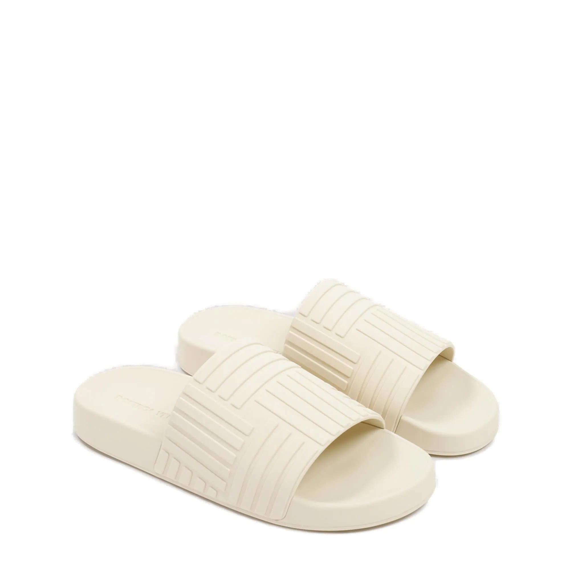 Bottega Veneta Embossed Open-Toe Slides