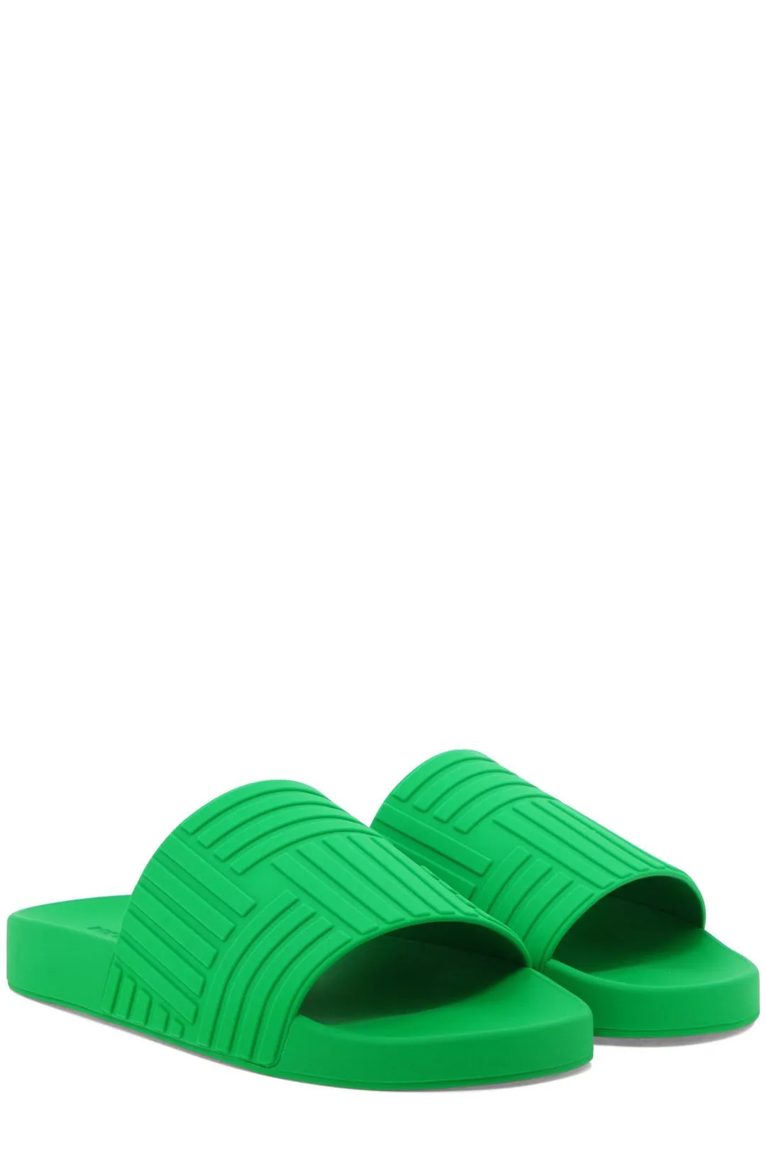 Bottega Veneta Embossed Open-Toe Slides