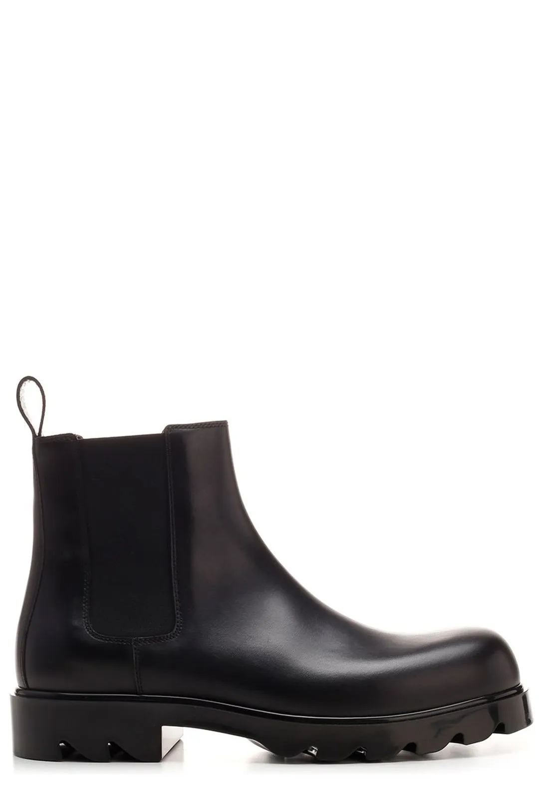 Bottega Veneta Round Toe Ankle Boots