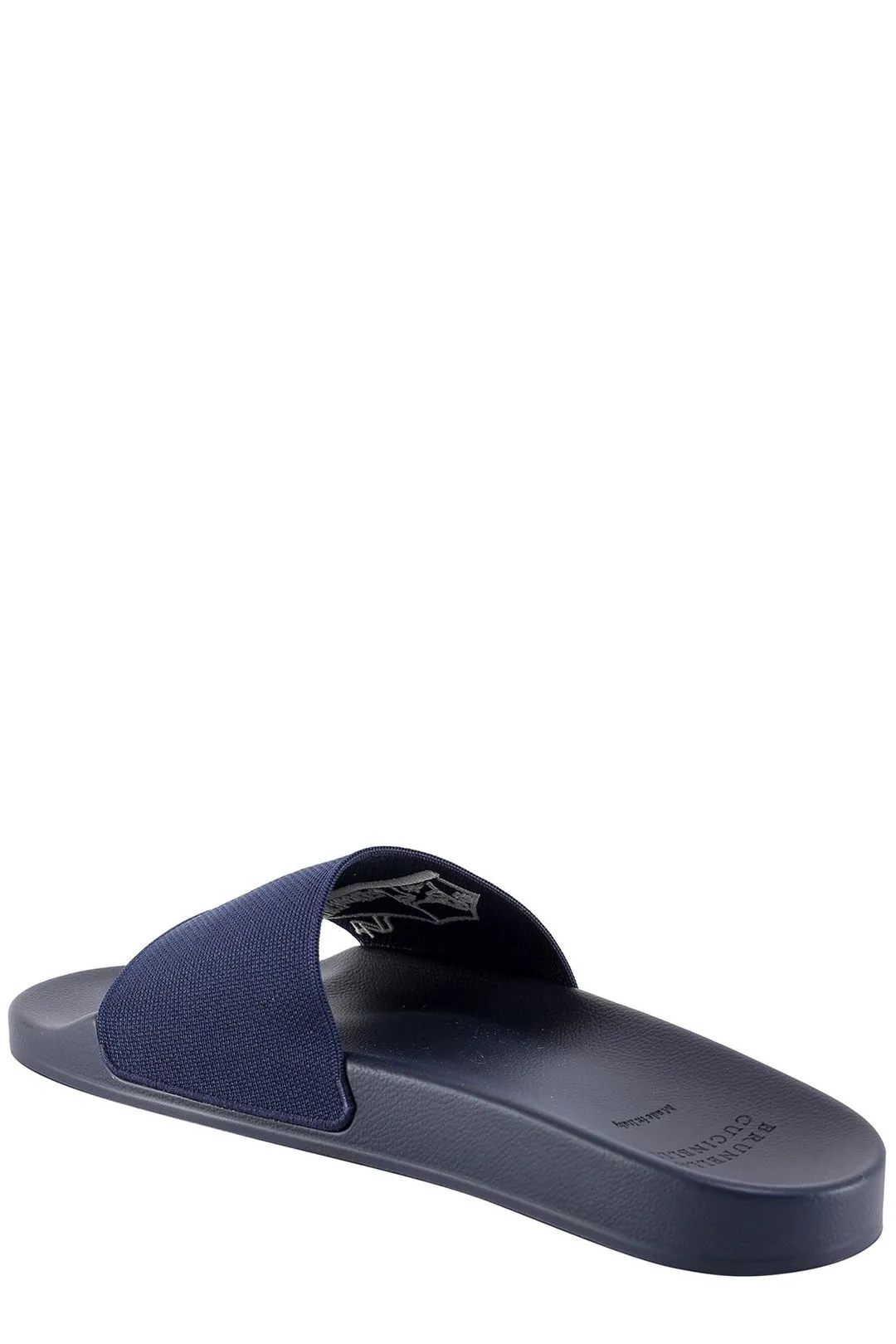 Brunello Cucinelli Logo Debossed Slip-On Slides