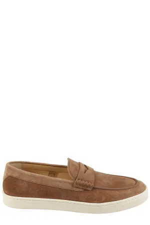 Brunello Cucinelli Round Toe Slip-On Loafers