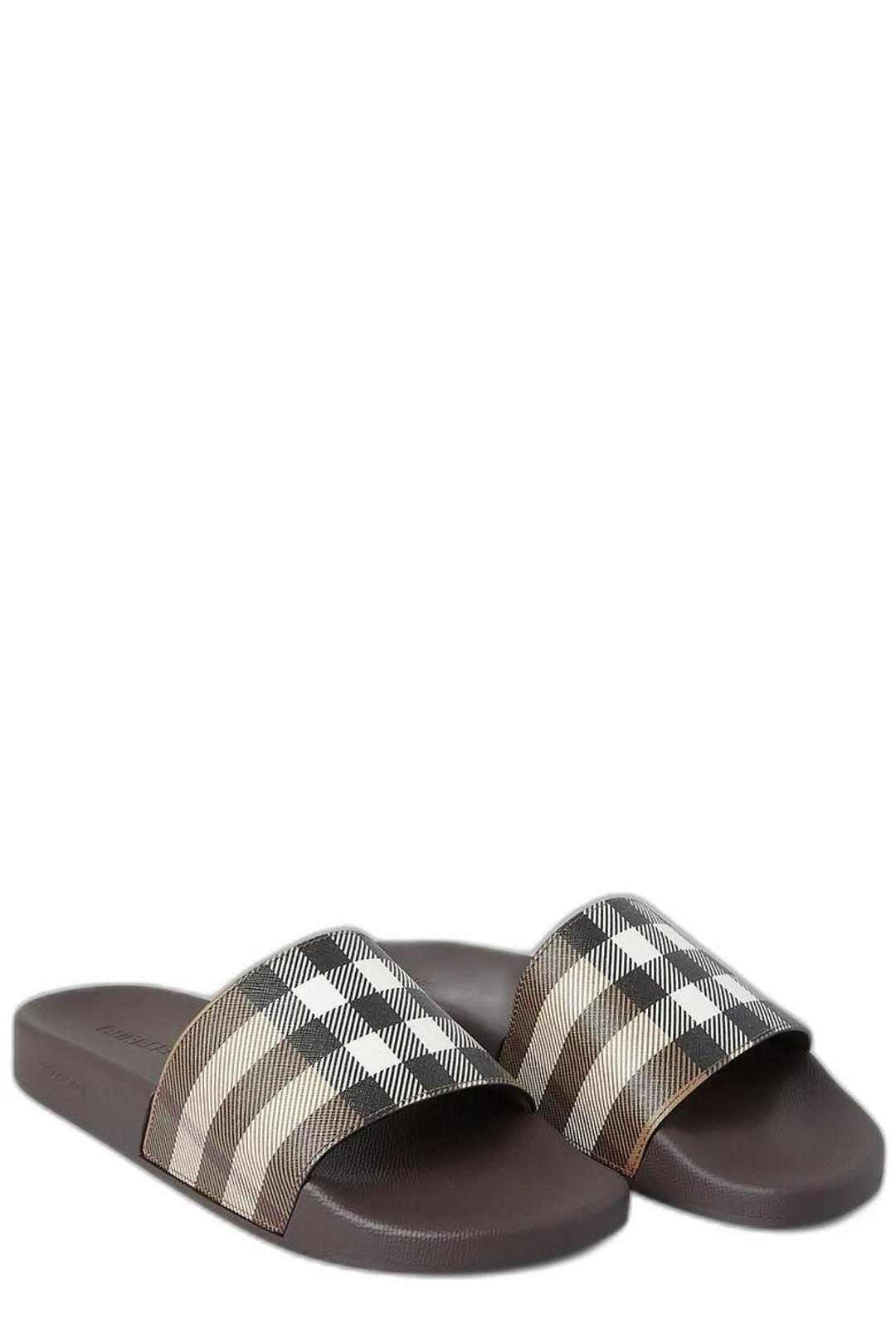 Burberry Check Print Slides