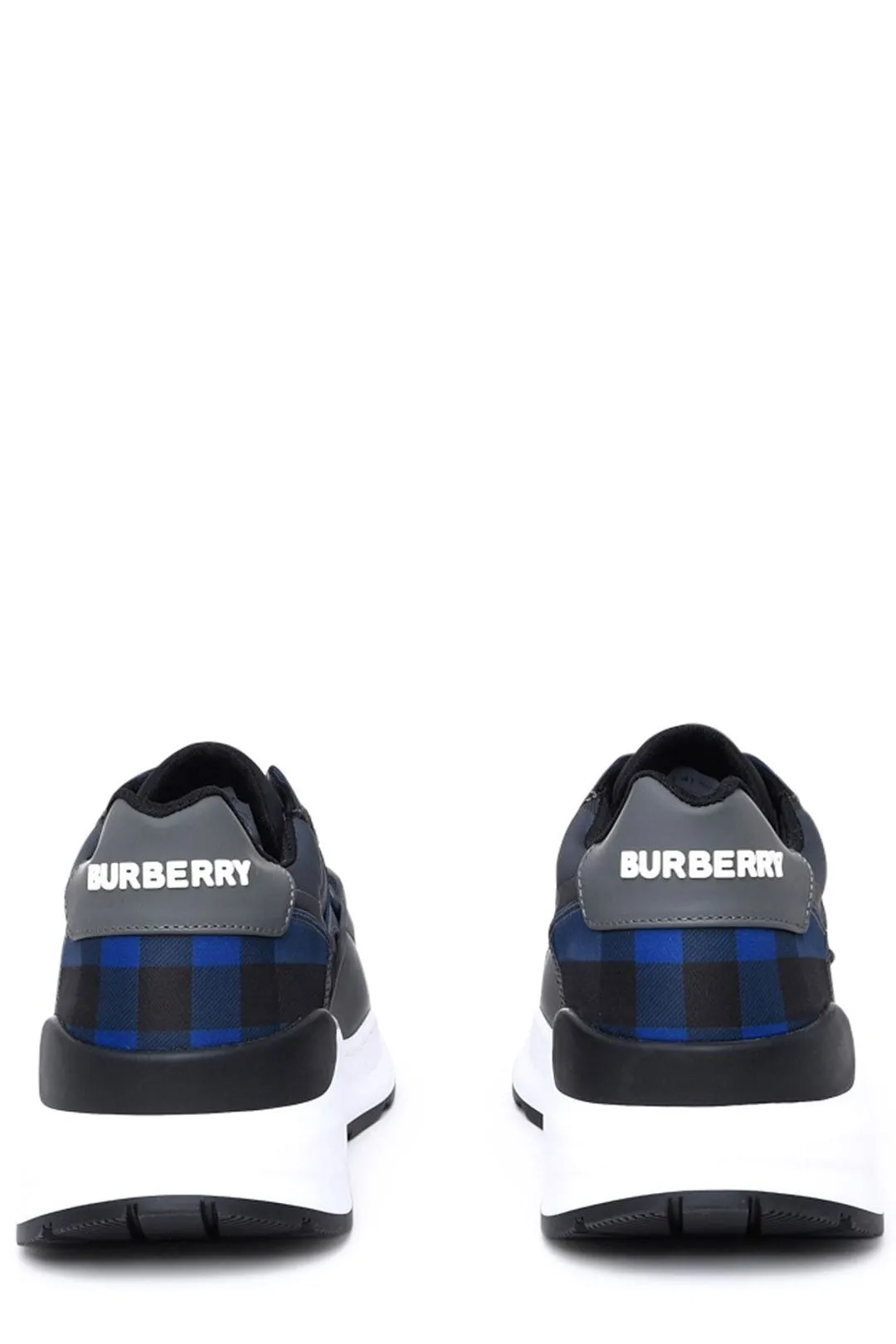 Burberry Low Top Check Pattern Sneakers