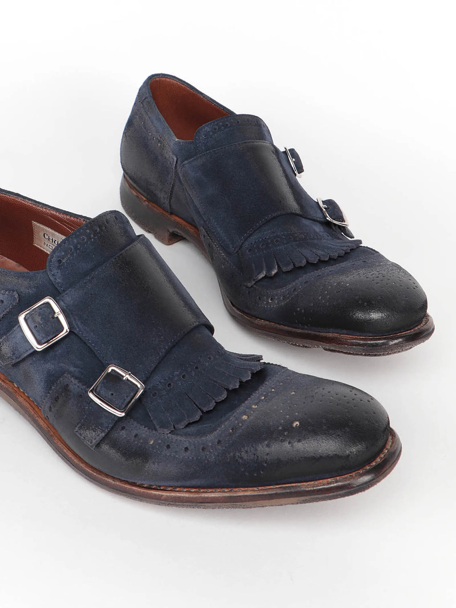 Church's Fringed Buckled Loafers
