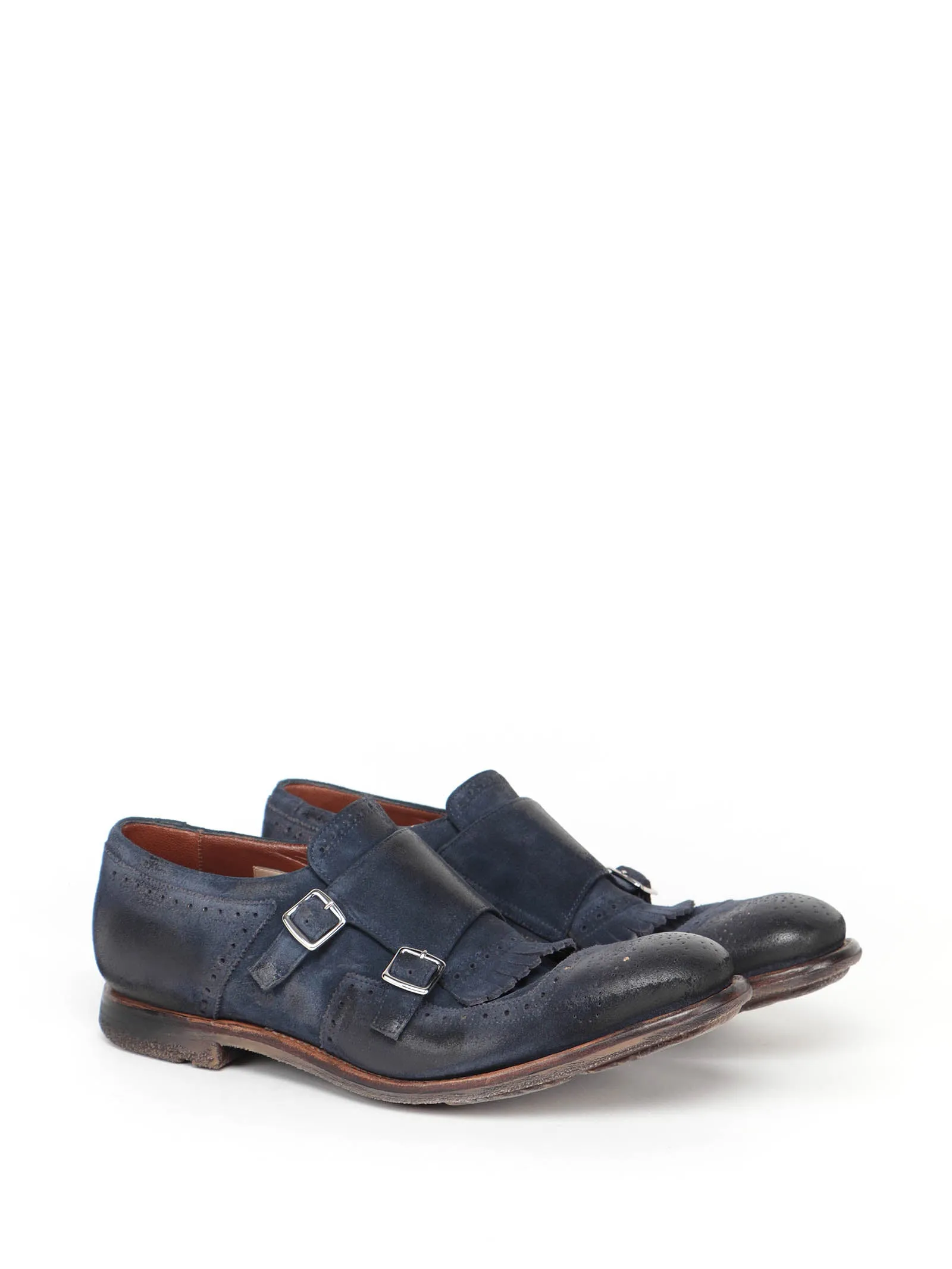 Church's Fringed Buckled Loafers