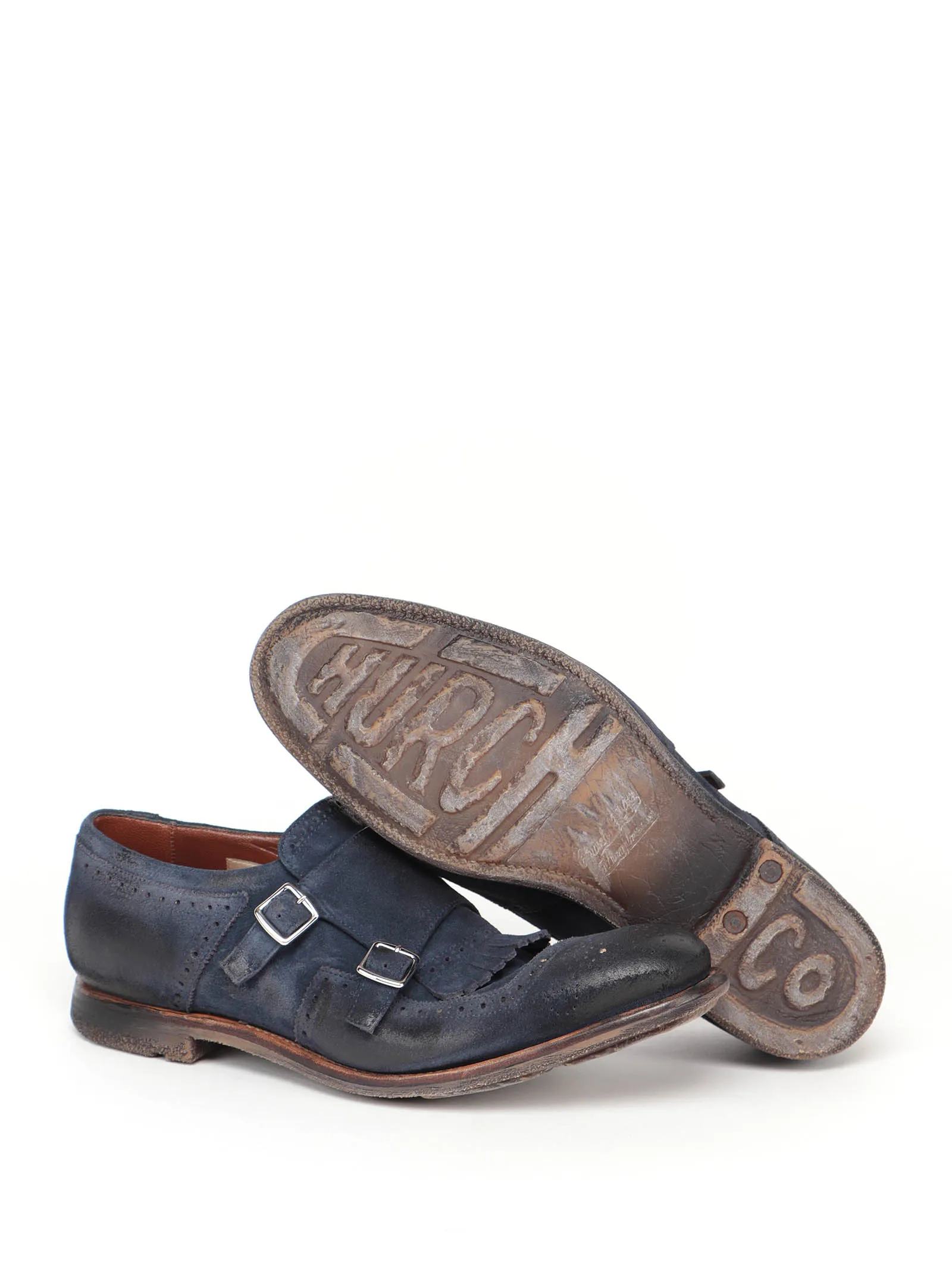 Church's Fringed Buckled Loafers