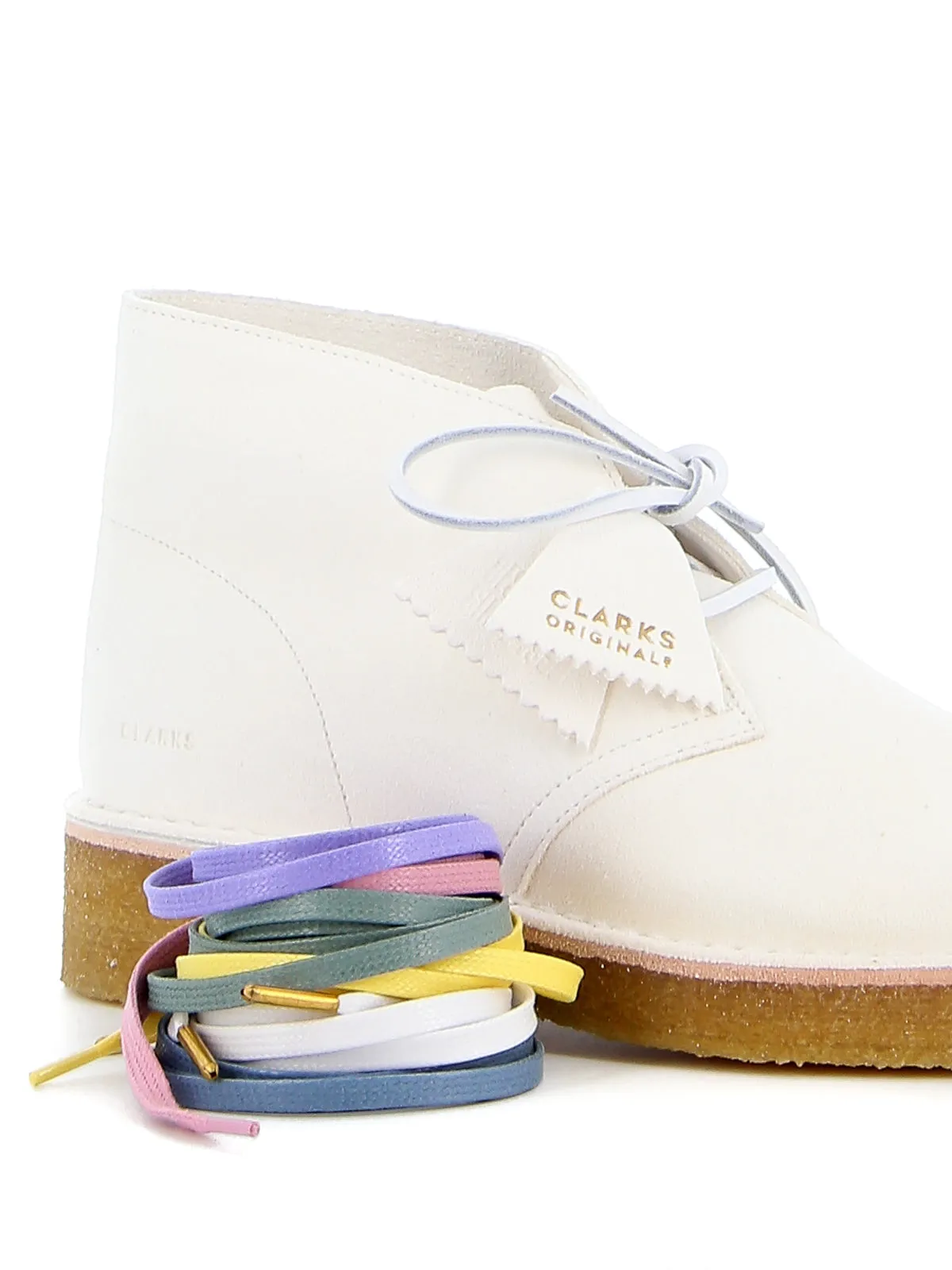 Clarks Round Toe Lace-Up Ankle Boots