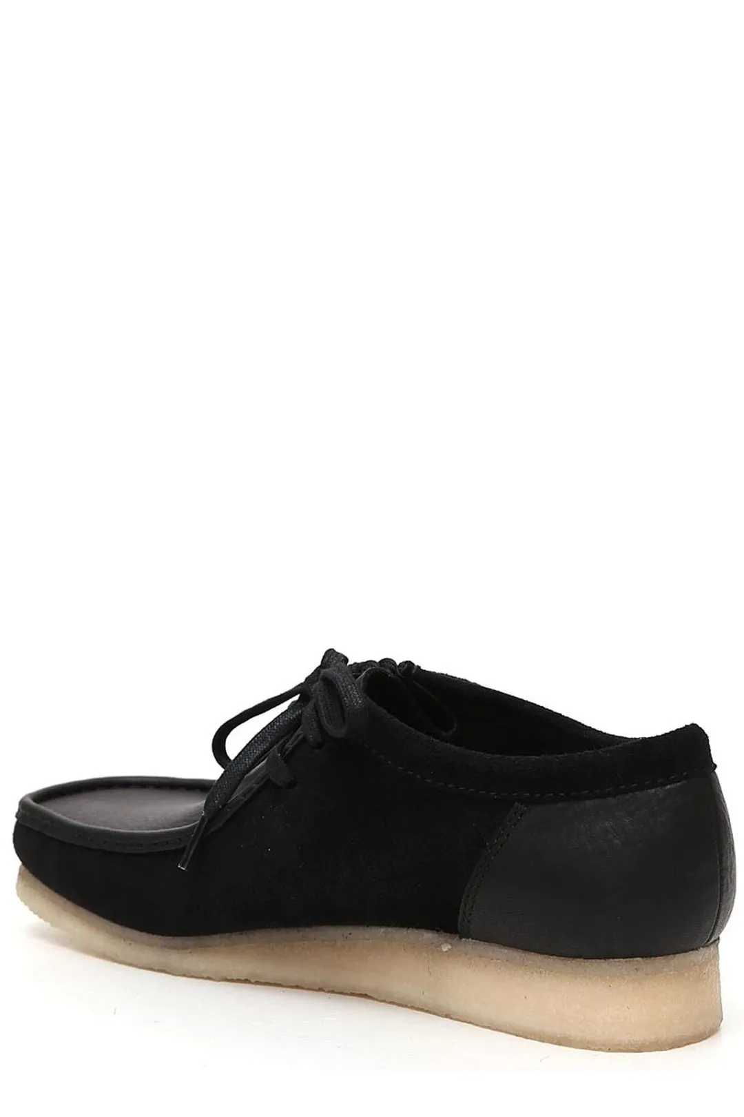 Clarks Wallabee Square Toe Lace-Up Loafers