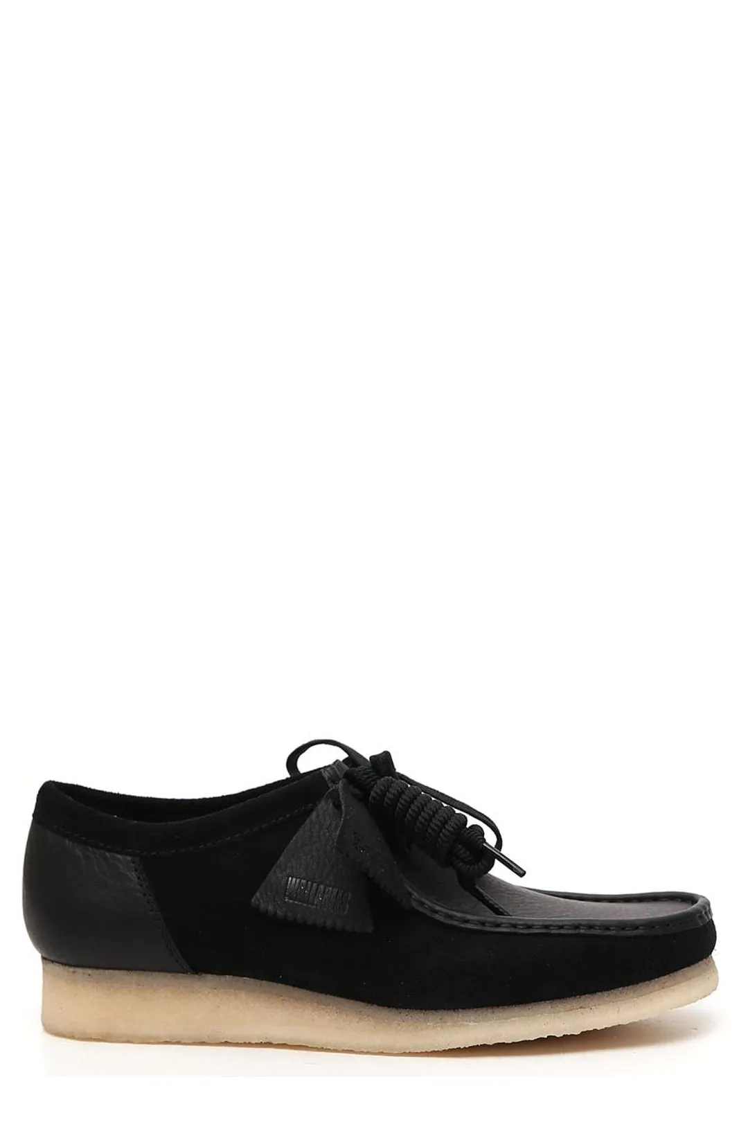 Clarks Wallabee Square Toe Lace-Up Loafers