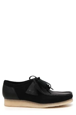 Clarks Wallabee Square Toe Lace-Up Loafers