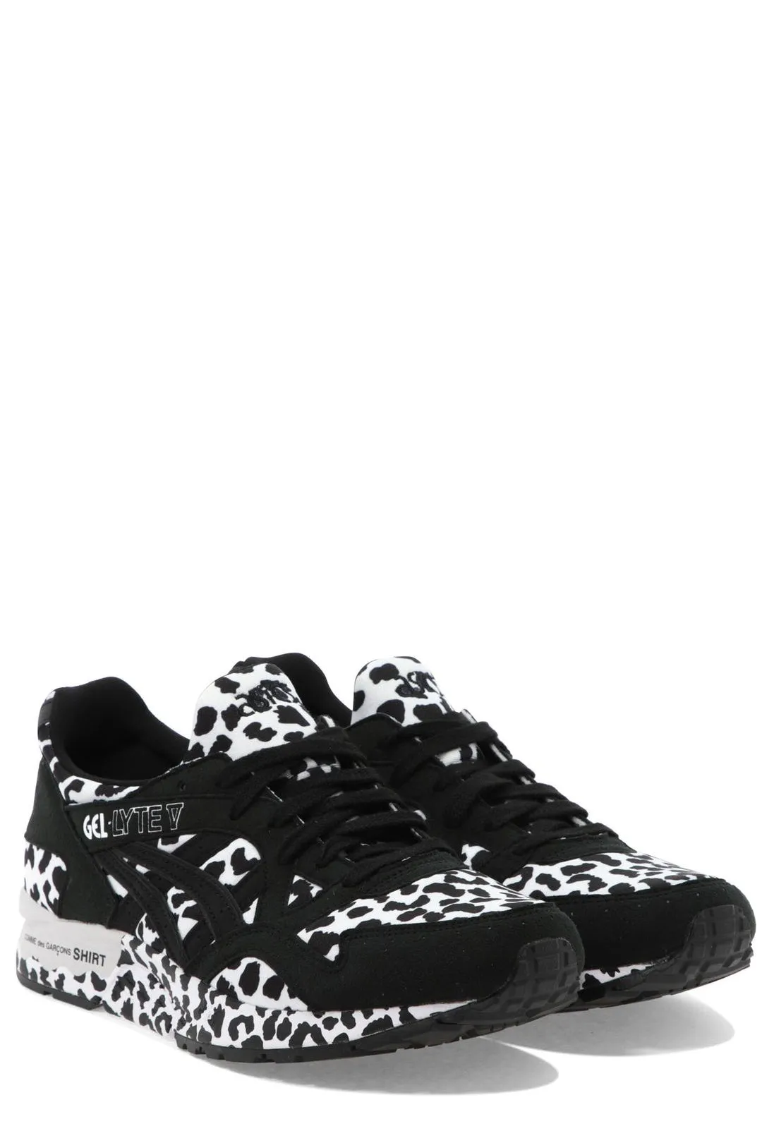 Comme des Garons Shirt X Asics Leopard Printed Sneakers