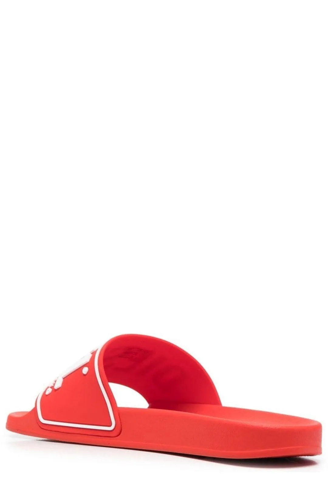 Diesel Logo Embossed Open-Toe Slides