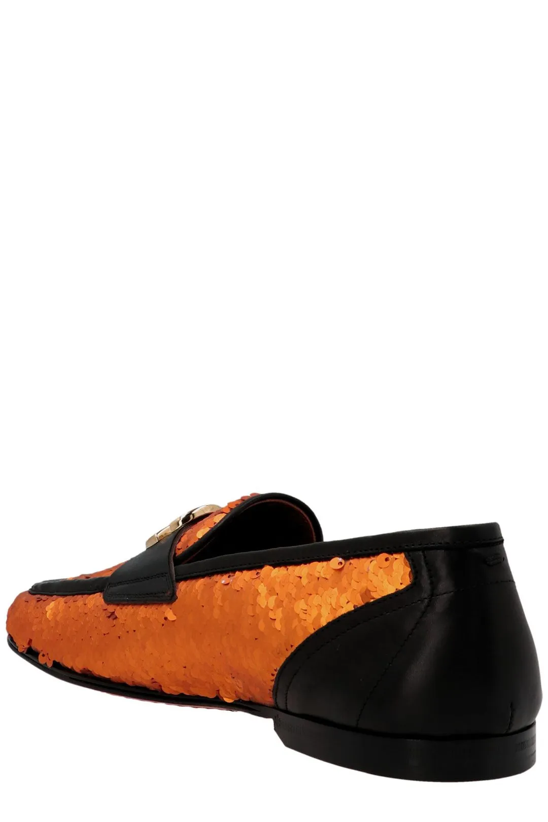 Dolce & Gabbana Ariosto Logo Plaque Slip-On Slippers