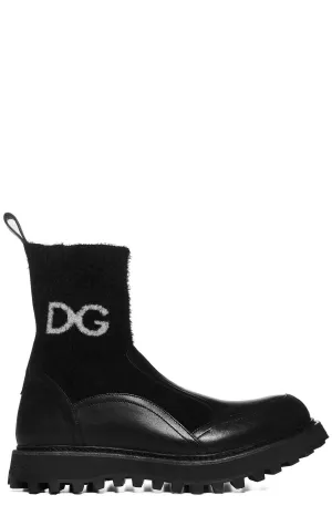Dolce & Gabbana DG Logo Ankle Boots