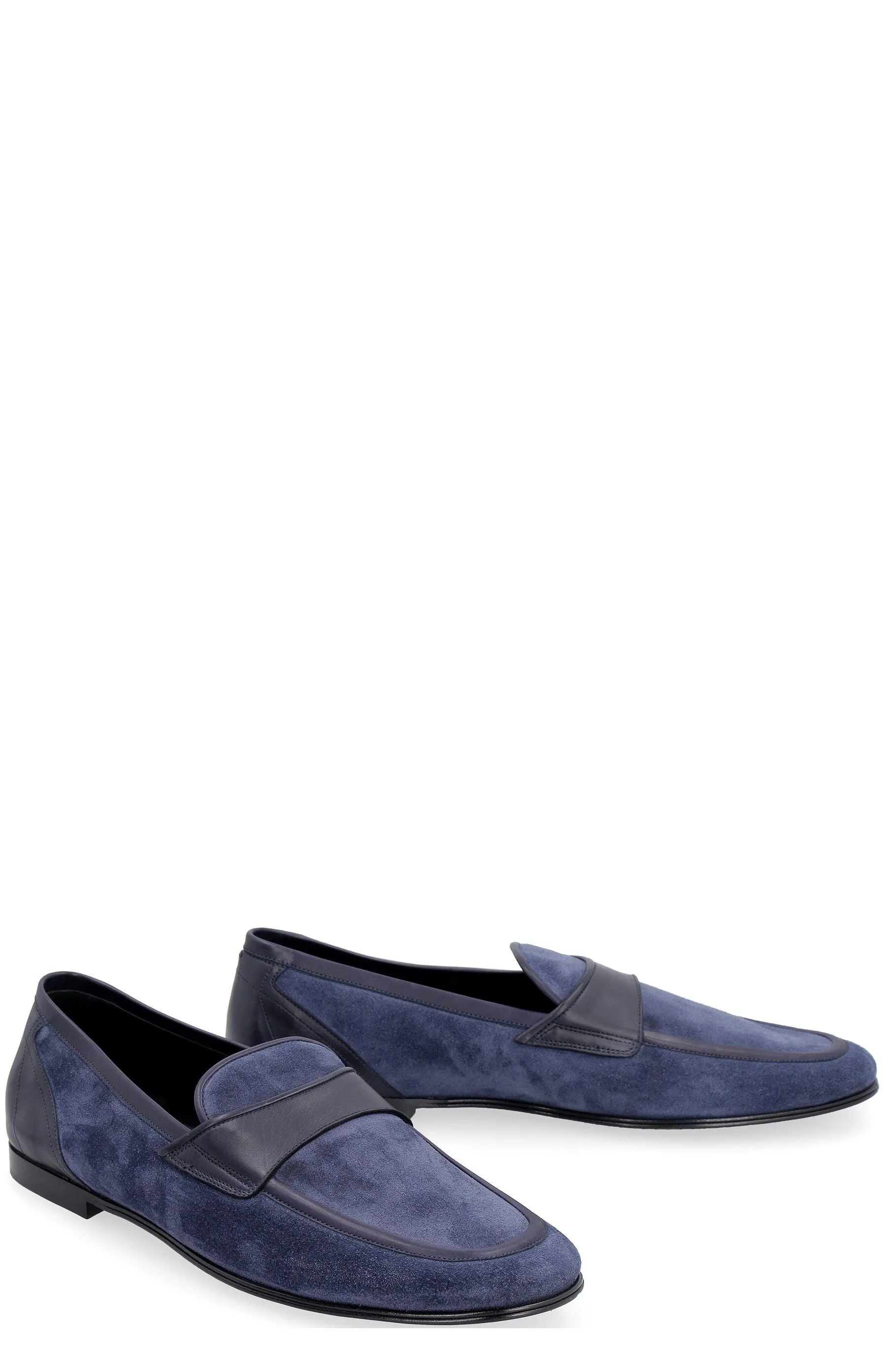 Dolce & Gabbana Draped Top Slip-On Loafers