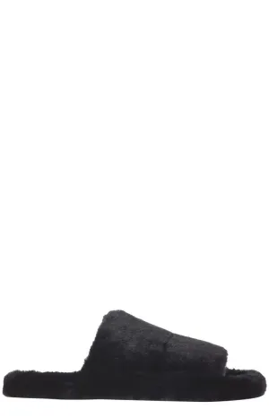 Dolce & Gabbana Faux Fur Slides